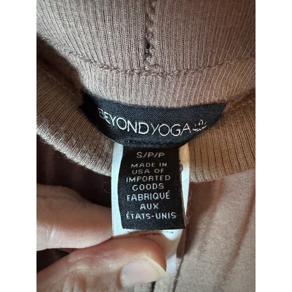 Beyond Yoga Brown/tan High Waisted Joggers Women's Sz Small - Picture 15 of 15